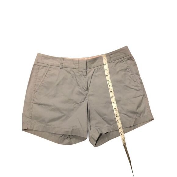 J.Crew Women's Broken In Cotton Gray 5” inseam shorts size 10 - Picture 6 of 9